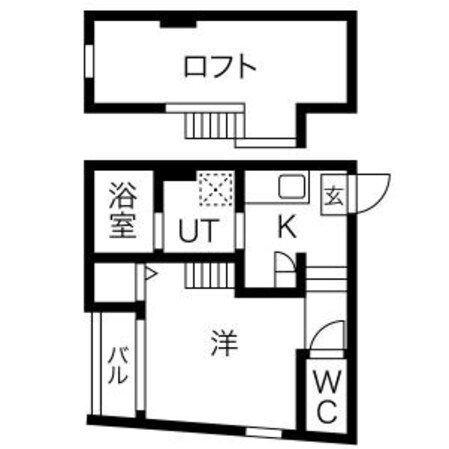 車道駅 徒歩6分 1階の物件間取画像